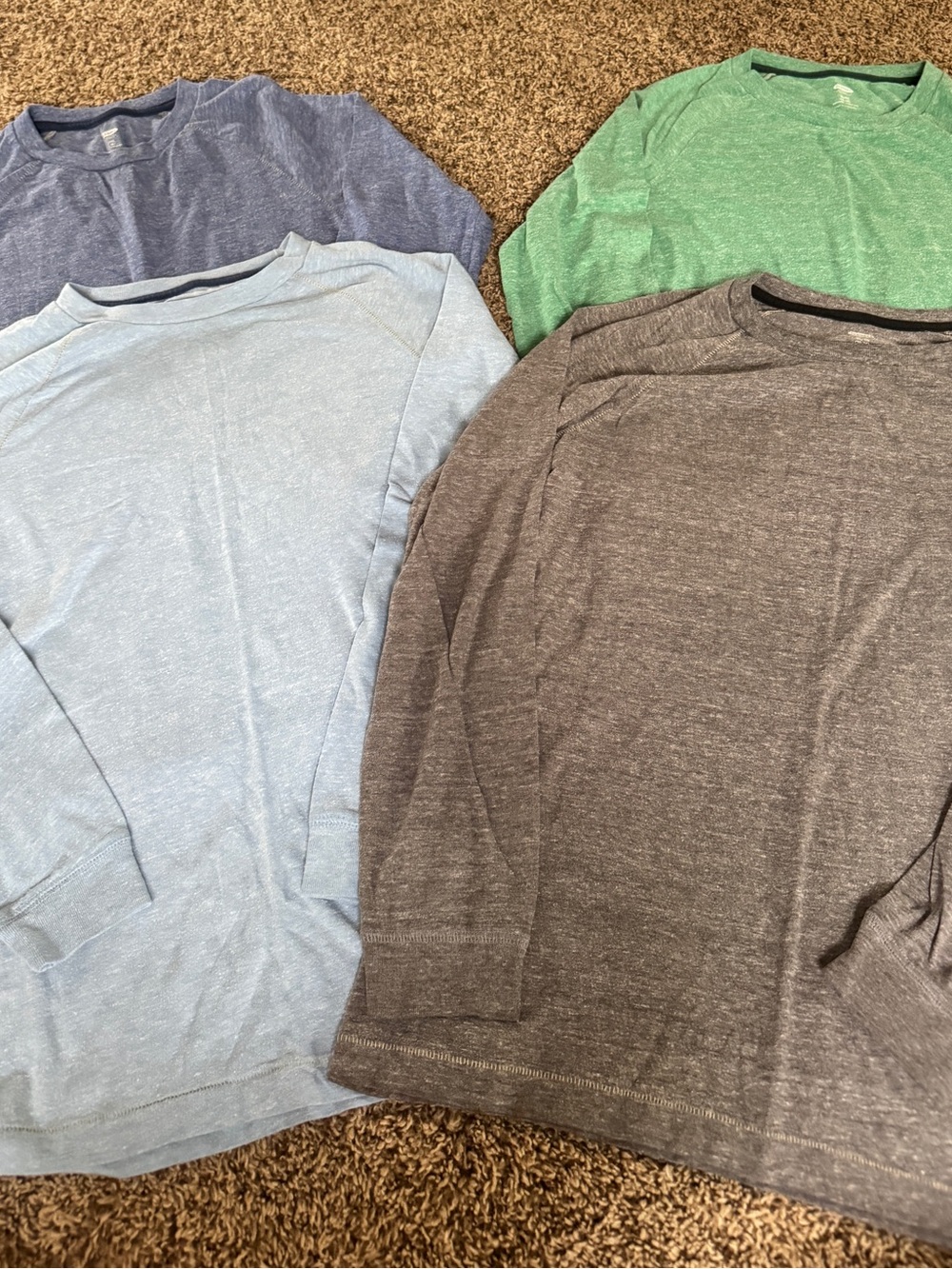 Bundle of long sleeve boy shirts